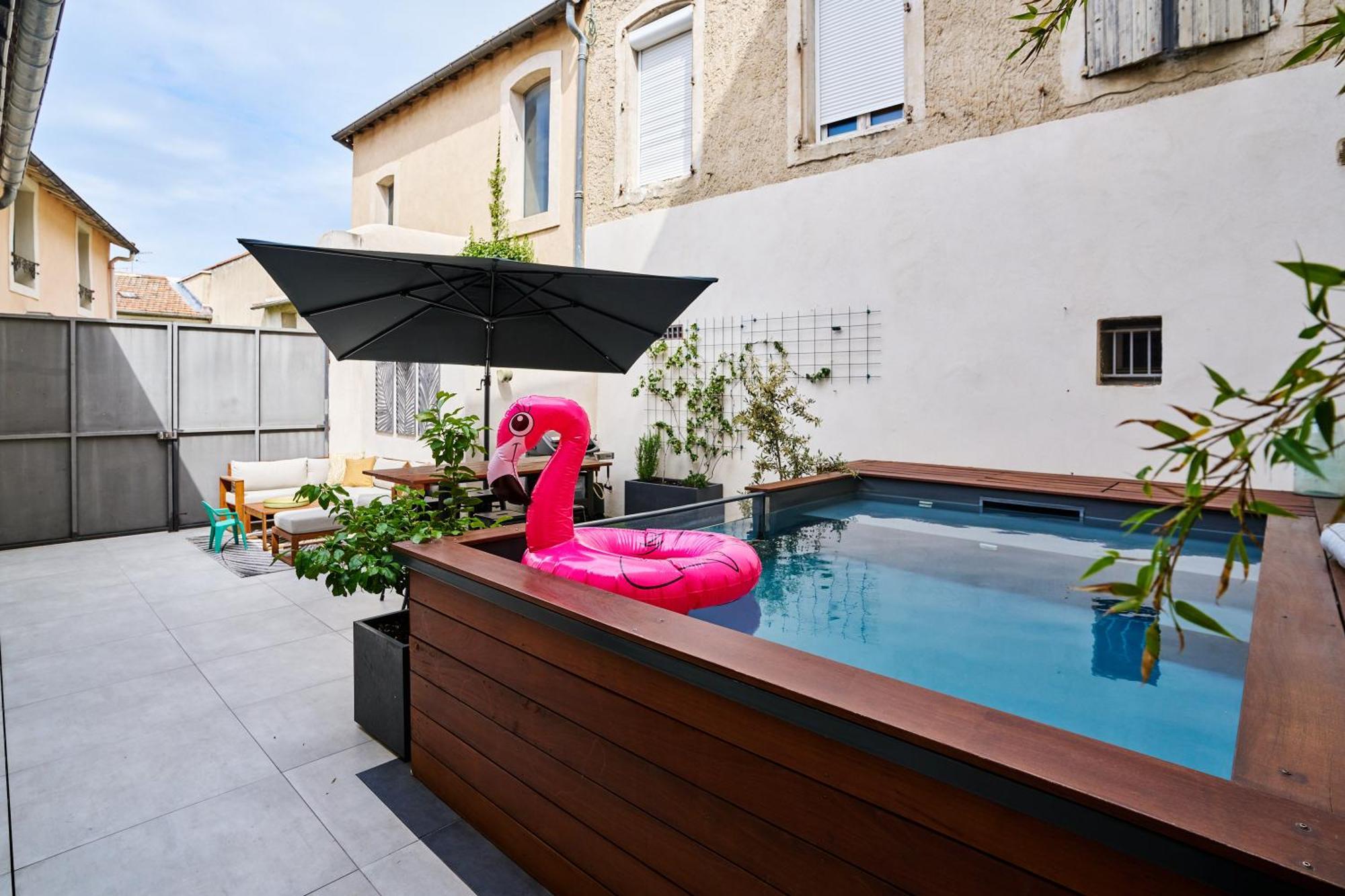 Maison De Ville Moderne Climatisee Avec Piscine Morieres-les-Avignon Dış mekan fotoğraf